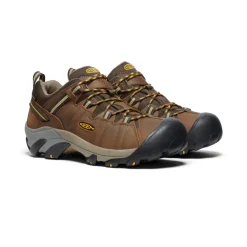 Store Targhee II Waterproof Wide Pour Homme  |  Cascade Brown/Golden Yellow Homme Large|Imperméable À L'eau