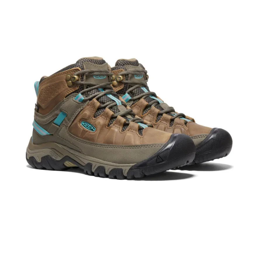 Store Targhee III Waterproof Mid Pour Femme | Toasted Coconut/Porcelain Femme Imperméable À L'eau|Bottes