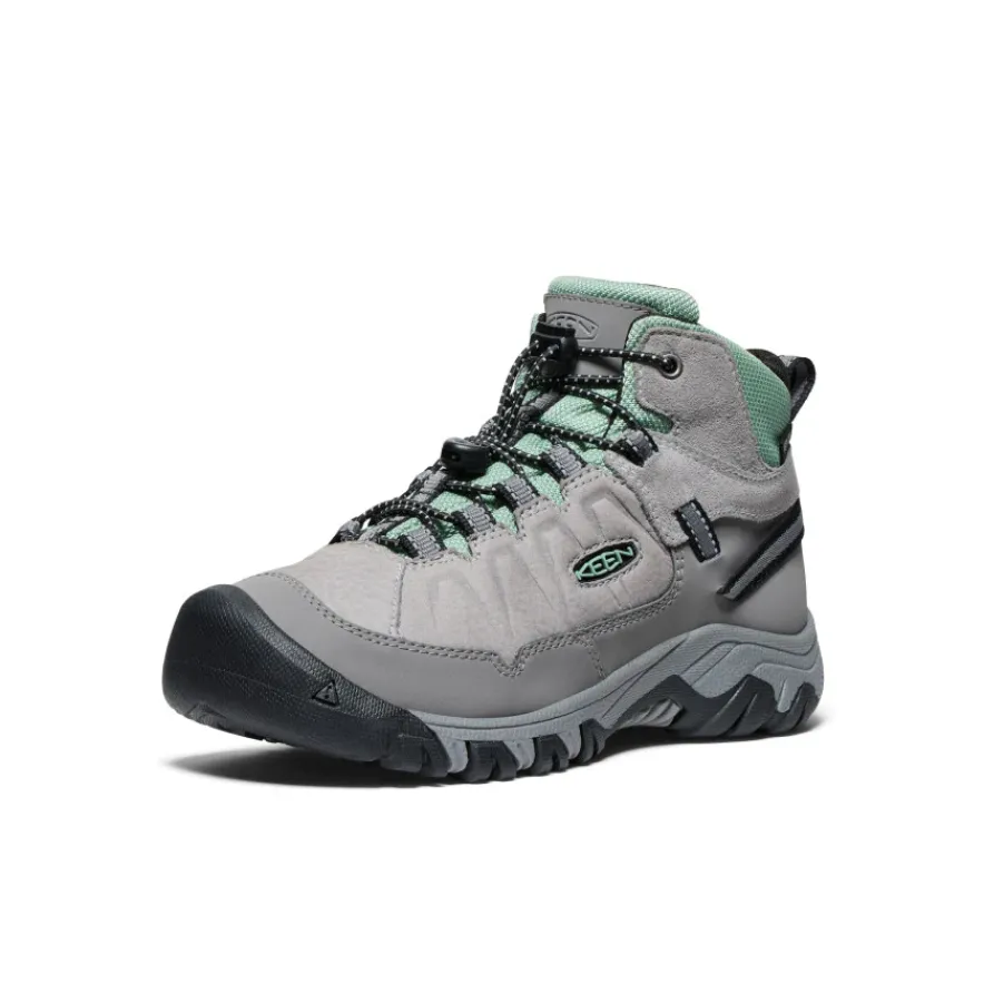 Clearance Targhee IV Waterproof Hiking Boot Pour Jeunes | Alloy/Granite Green Enfant Bottes