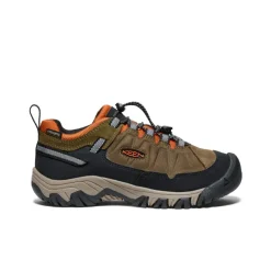 Fashion Targhee IV Waterproof Hiking Shoe Pour Jeunes | Dark Olive/Gold Flame Enfant Chaussures