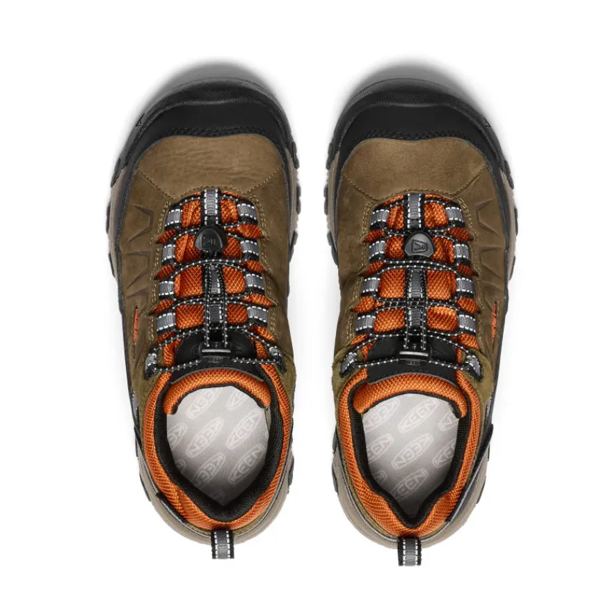 Fashion Targhee IV Waterproof Hiking Shoe Pour Jeunes | Dark Olive/Gold Flame Enfant Chaussures