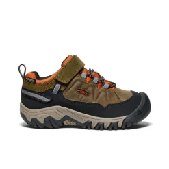 Flash Sale Targhee IV Waterproof Hiking Shoe Pour Enfants | Dark Olive/Gold Flame Enfant Chaussures