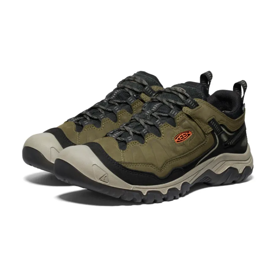 Fashion Targhee IV Waterproof Hiking Shoe Pour Homme | Dark Olive/Gold Flame Homme Imperméable À L'eau|Chaussures