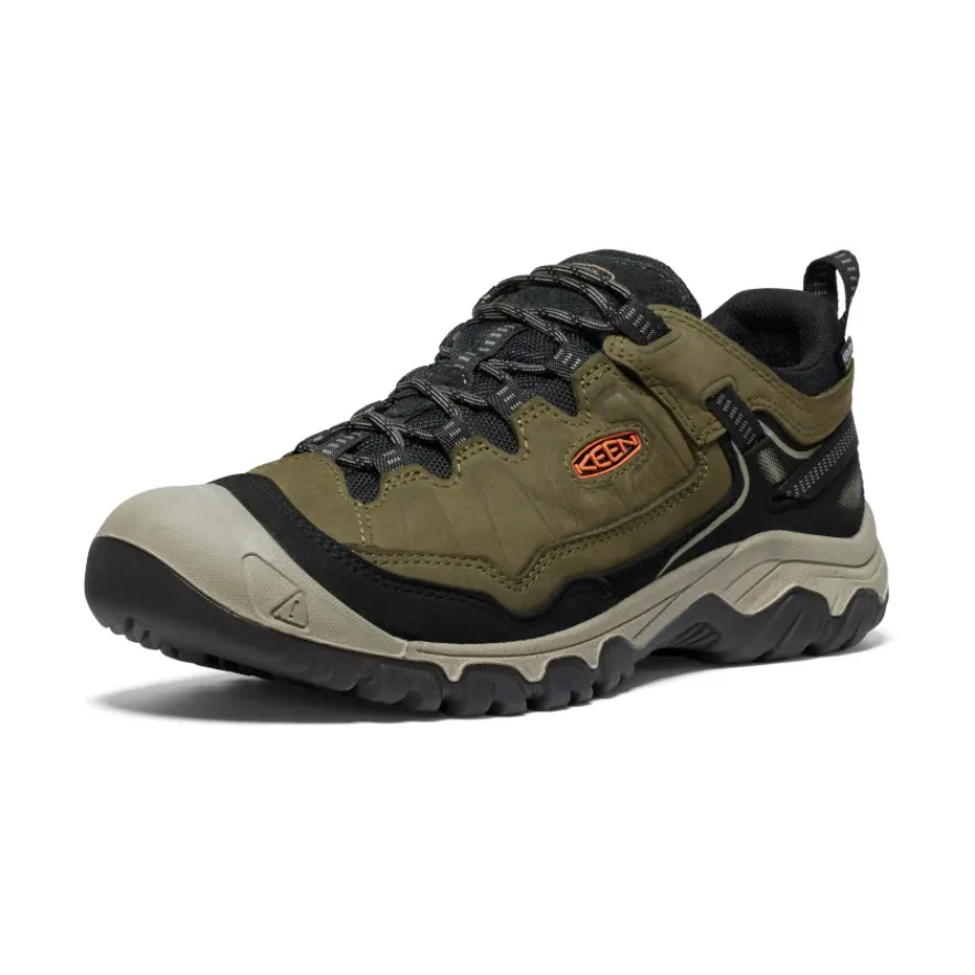 Fashion Targhee IV Waterproof Hiking Shoe Pour Homme | Dark Olive/Gold Flame Homme Imperméable À L'eau|Chaussures