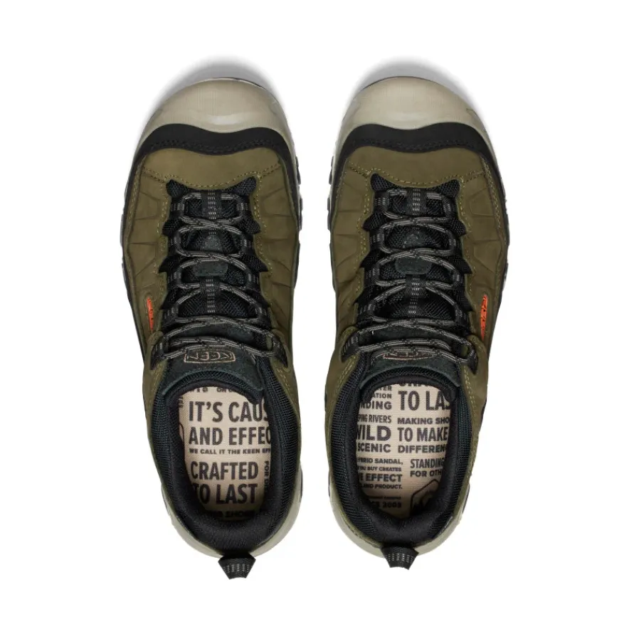 Fashion Targhee IV Waterproof Hiking Shoe Pour Homme | Dark Olive/Gold Flame Homme Imperméable À L'eau|Chaussures