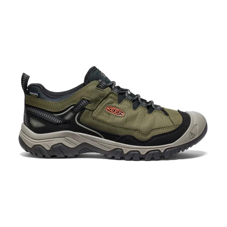 Fashion Targhee IV Waterproof Hiking Shoe Pour Homme | Dark Olive/Gold Flame Homme Imperméable À L'eau|Chaussures