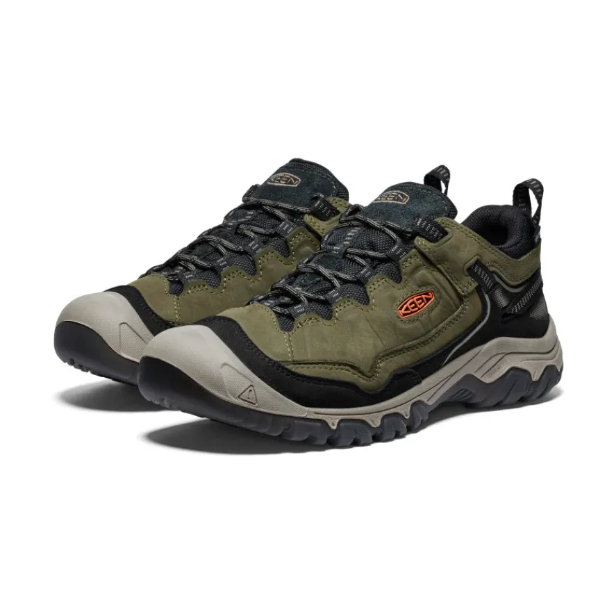 Fashion Targhee IV Waterproof Hiking Shoe Pour Homme | Dark Olive/Gold Flame Homme Imperméable À L'eau|Chaussures