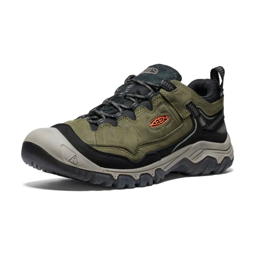 Fashion Targhee IV Waterproof Hiking Shoe Pour Homme | Dark Olive/Gold Flame Homme Imperméable À L'eau|Chaussures