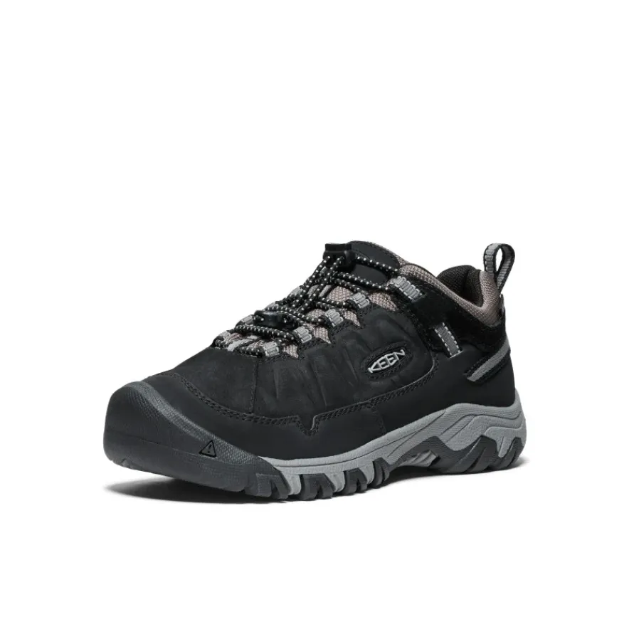 Shop Targhee IV Waterproof Hiking Shoe Pour Jeunes | Black/Steel Grey Enfant Chaussures