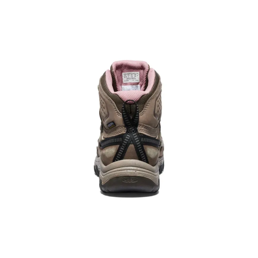 Outlet Targhee IV Wide Waterproof Hiking Boot Pour Femme | Brindle/Nostalgia Rose Femme Large|Imperméable À L'eau