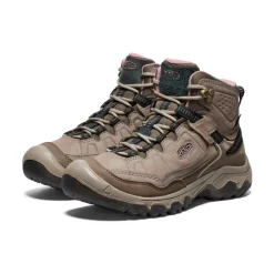 Outlet Targhee IV Wide Waterproof Hiking Boot Pour Femme | Brindle/Nostalgia Rose Femme Large|Imperméable À L'eau