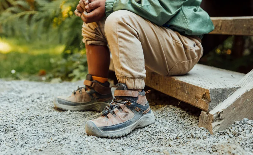 New Targhee Waterproof Boot Pour Enfants | Steel Grey/Porcelain Enfant Bottes