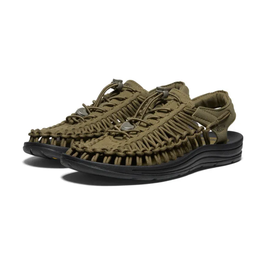 Sale UNEEK Pour Homme | Dark Olive/Black Homme Sandales