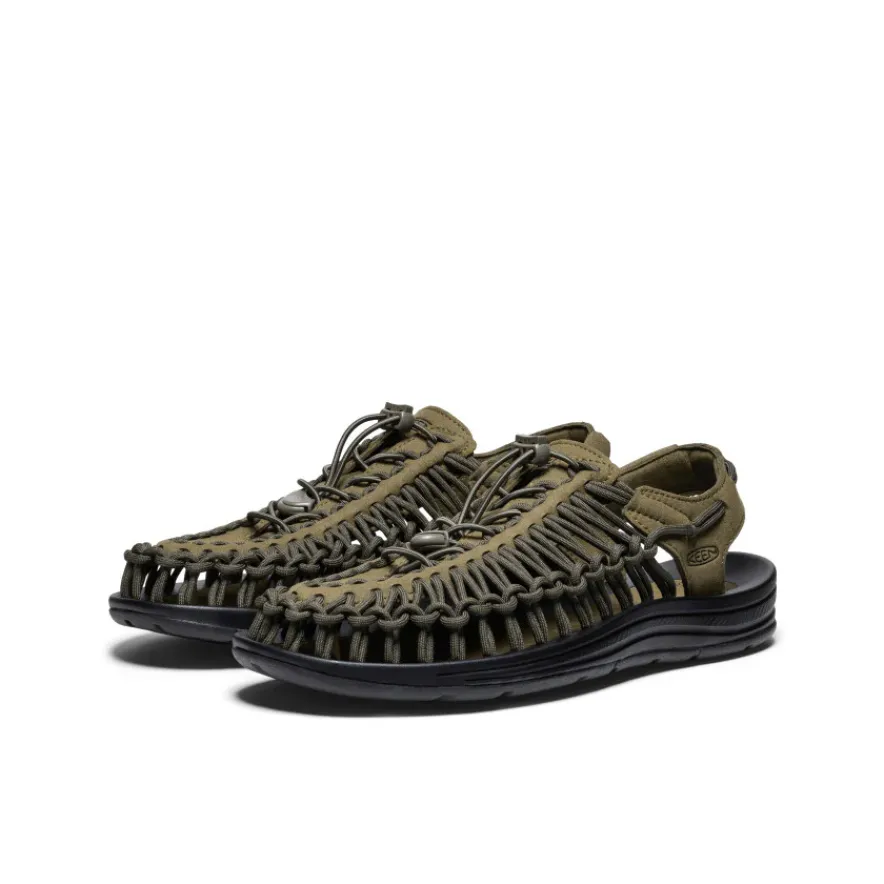 Sale UNEEK Pour Homme | Dark Olive/Black Homme Sandales