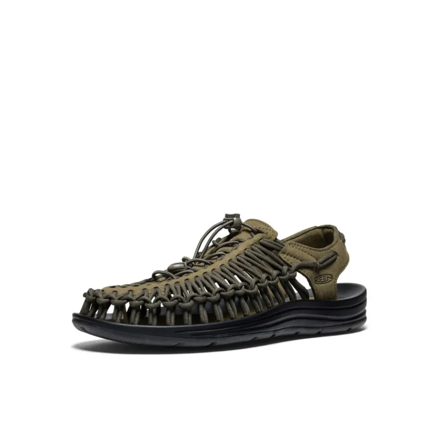 Sale UNEEK Pour Homme | Dark Olive/Black Homme Sandales