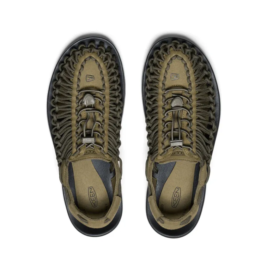 Sale UNEEK Pour Homme | Dark Olive/Black Homme Sandales