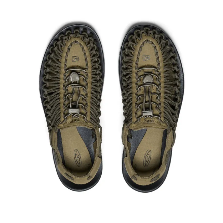 Sale UNEEK Pour Homme | Dark Olive/Black Homme Sandales