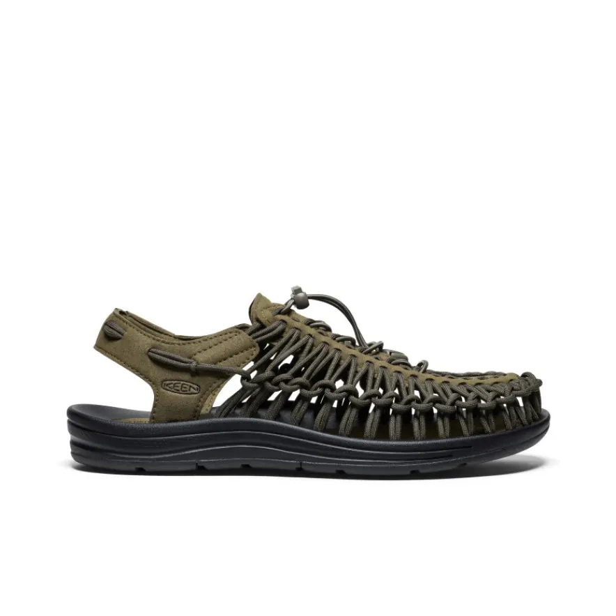 Sale UNEEK Pour Homme | Dark Olive/Black Homme Sandales
