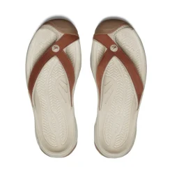 Fashion Waimea Leather Flip-Flop Pour Femme | Sorrel Horse/Plaza Taupe Femme Sandales