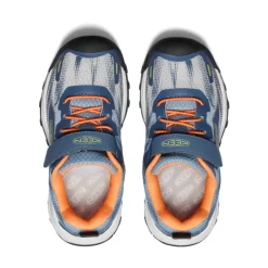 Hot Wanduro Speed Hiking Shoe Pour Enfants  |  Vintage Indigo/Tangerine Enfant Chaussures