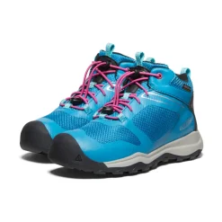 Shop Wanduro Waterproof Boot Pour Jeunes  |  Fjord Blue/Fuchsia Purple Enfant Bottes