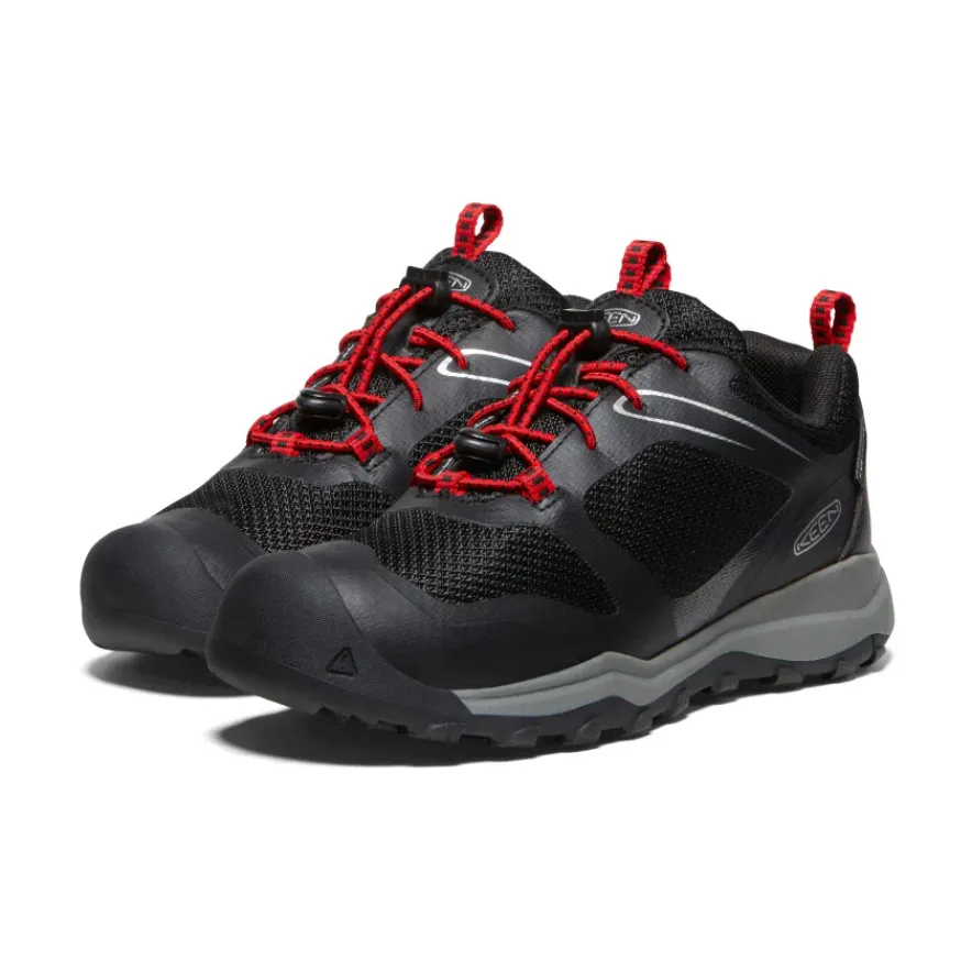 Best Sale Wanduro Waterproof Shoe Pour Jeunes | Black/Ribbon Red Enfant Chaussures