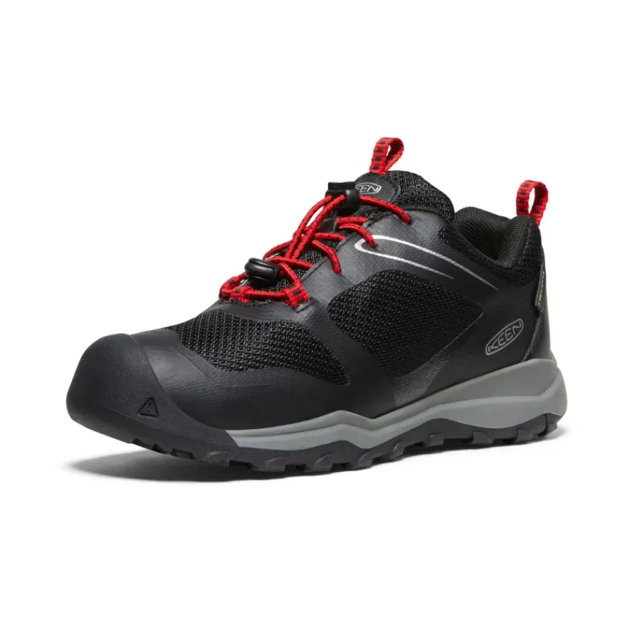 Best Sale Wanduro Waterproof Shoe Pour Jeunes | Black/Ribbon Red Enfant Chaussures
