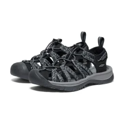 Cheap Whisper Pour Femme  |  Black/Steel Grey Femme Sandales