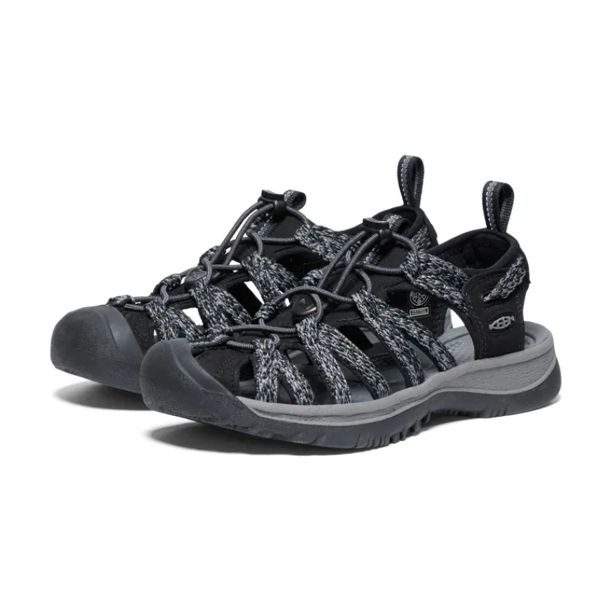 Cheap Whisper Pour Femme | Black/Steel Grey Femme Sandales