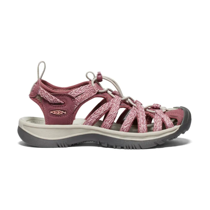 Discount Whisper Pour Femme | Rose Brown/Peach Parfait Femme Sandales