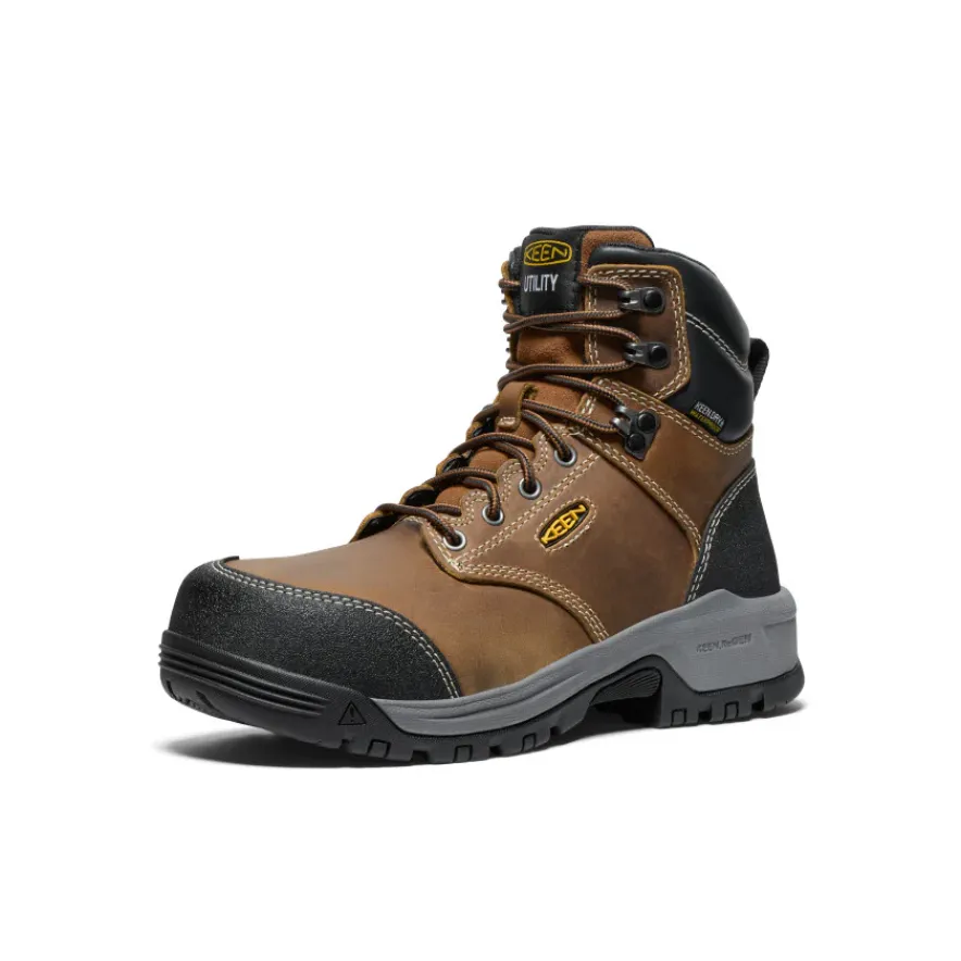 Fashion Women's CSA Evanston 6" Waterproof Boot (Carbon-Fiber Toe) | Femme Bottes Et Chaussures De Travail|Imperméable À L'eau