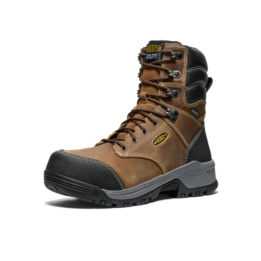 Hot Women's CSA Evanston 8" Waterproof Boot (Carbon-Fiber Toe) | Femme Bottes Et Chaussures De Travail|Imperméable À L'eau