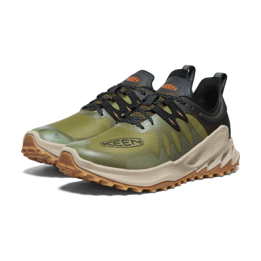Clearance Zionic Speed Hiking Shoe Pour Homme | Dark Olive/Scarlet Ibis Homme Chaussures