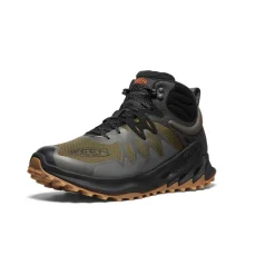 Clearance Zionic Waterproof Hiking Boot Pour Homme | Dark Olive/Scarlet Ibis Homme Imperméable À L'eau|Bottes